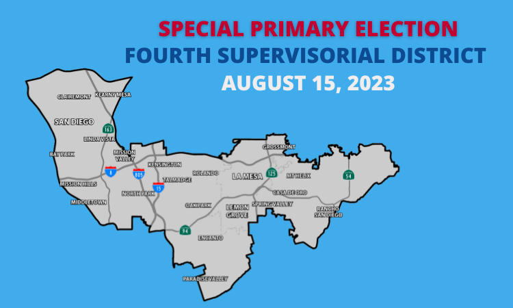 Learn more about the Fourth Supervisorial District, Special Primary Election