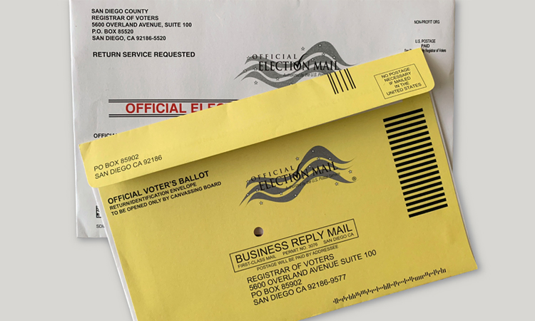 All Registered Voters to Receive Mail Ballot for Gubernatorial Recall Election