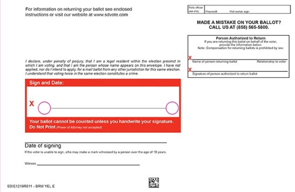 Important Steps When Voting Your Mail Ballot