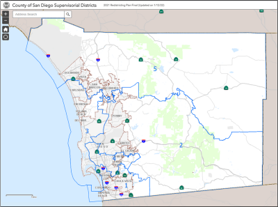 Board of Supervisors Map