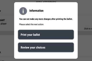 7. Print Your Ballot