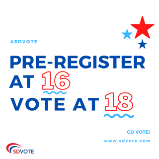 Pre-register at 16 vote at 18