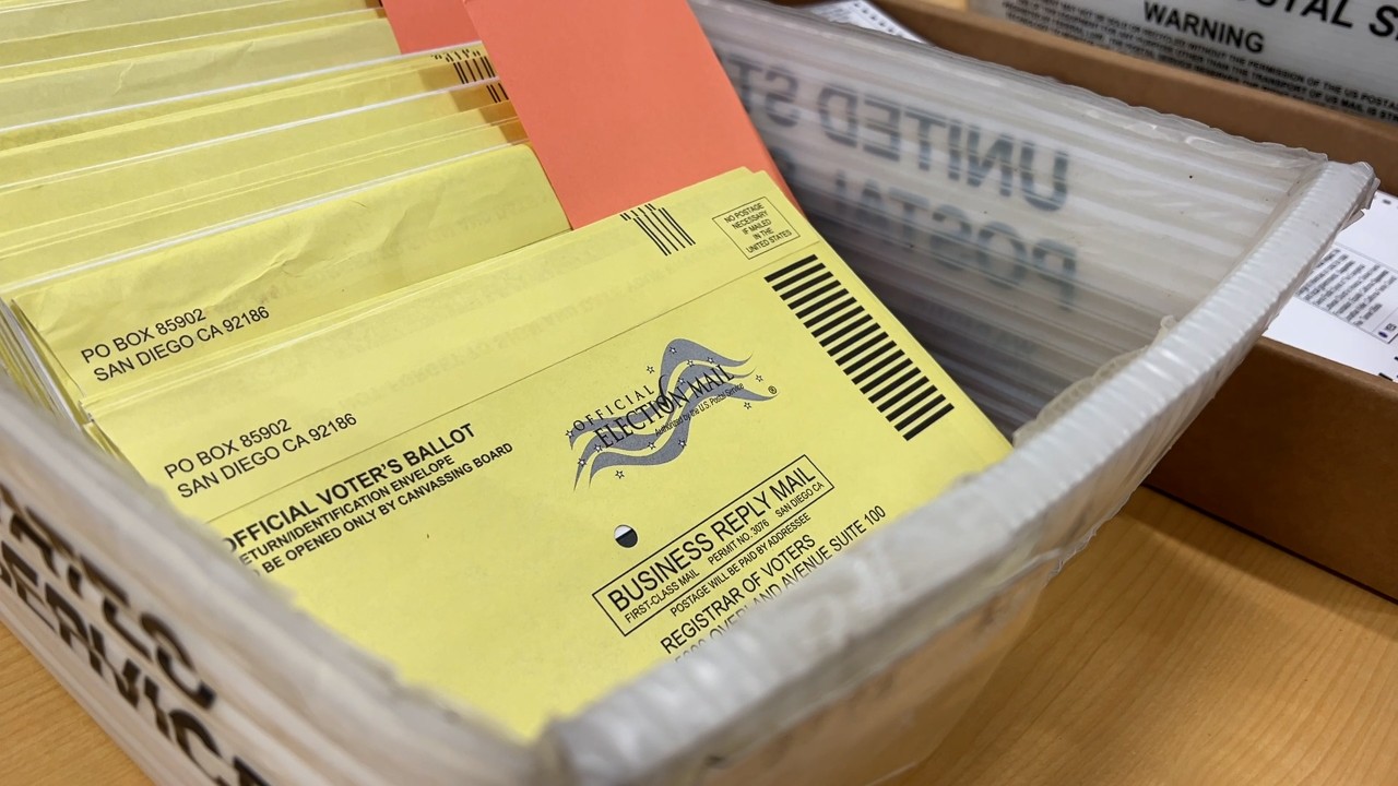 Video on behind the scenes of mail ballot processing.