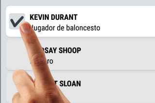 5. Hacer sus Selecciones
