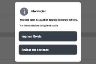 7. Imprima su Boleta