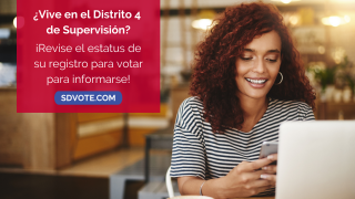 ¡Revise el estatus de su registro para votar para informarse!