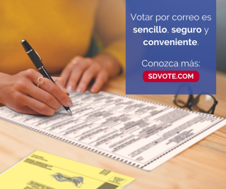 Votar por correo es  sencillo, seguro  y conveniente.