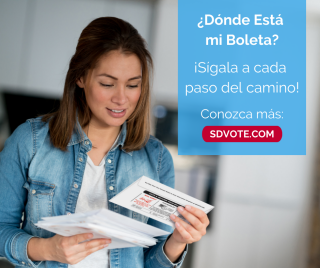 ¿Dónde Está mi Boleta?  ¡Sígala a cada  paso del camino!