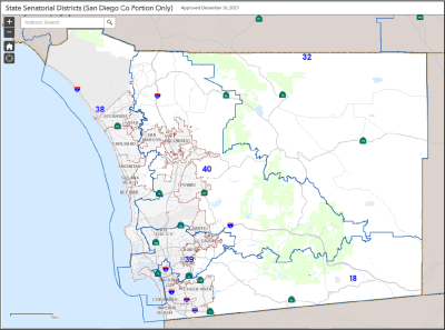 Web Map Ng Mga Distrito Na Senatorial Ng Estado (English Lamang)