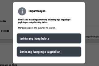 7. I-print ang Inyong Balota