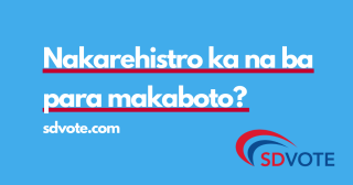 Are You Registered To Vote?