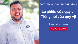 Lá phiếu của quý vị. Tiếng nói của quý vị!