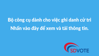 Bộ Công Cụ Ghi Danh Cử Tri