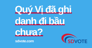 Are You Registered To Vote?