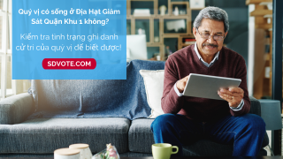 Do you live in Supervisorial District 1? Check your voter registration status to find out!